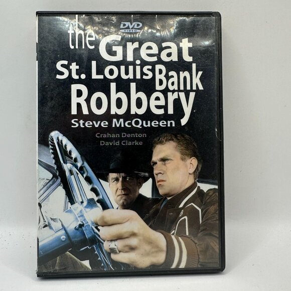 The Great St. Louis Bank Robbery DVD Steve McQueen Not Rated - Picture 1 of 3